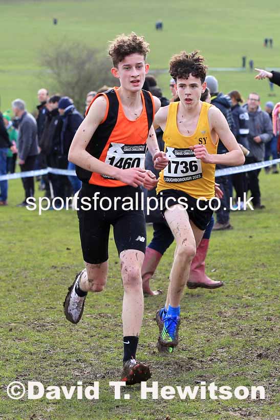 Boys Under-15s 2023 UK CAU Inter Counties Cross Country Champs, Prestwold Hall, Loughborough. Photo: David T. Hewitson/Sports for All Pics